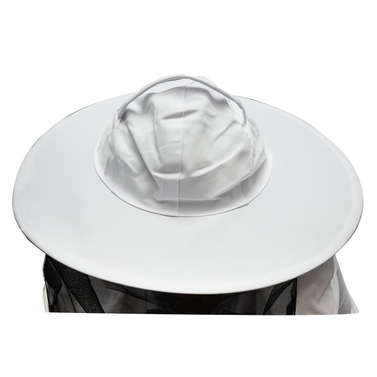 Bluza apicola alba cu masca de protectie marimea XXL